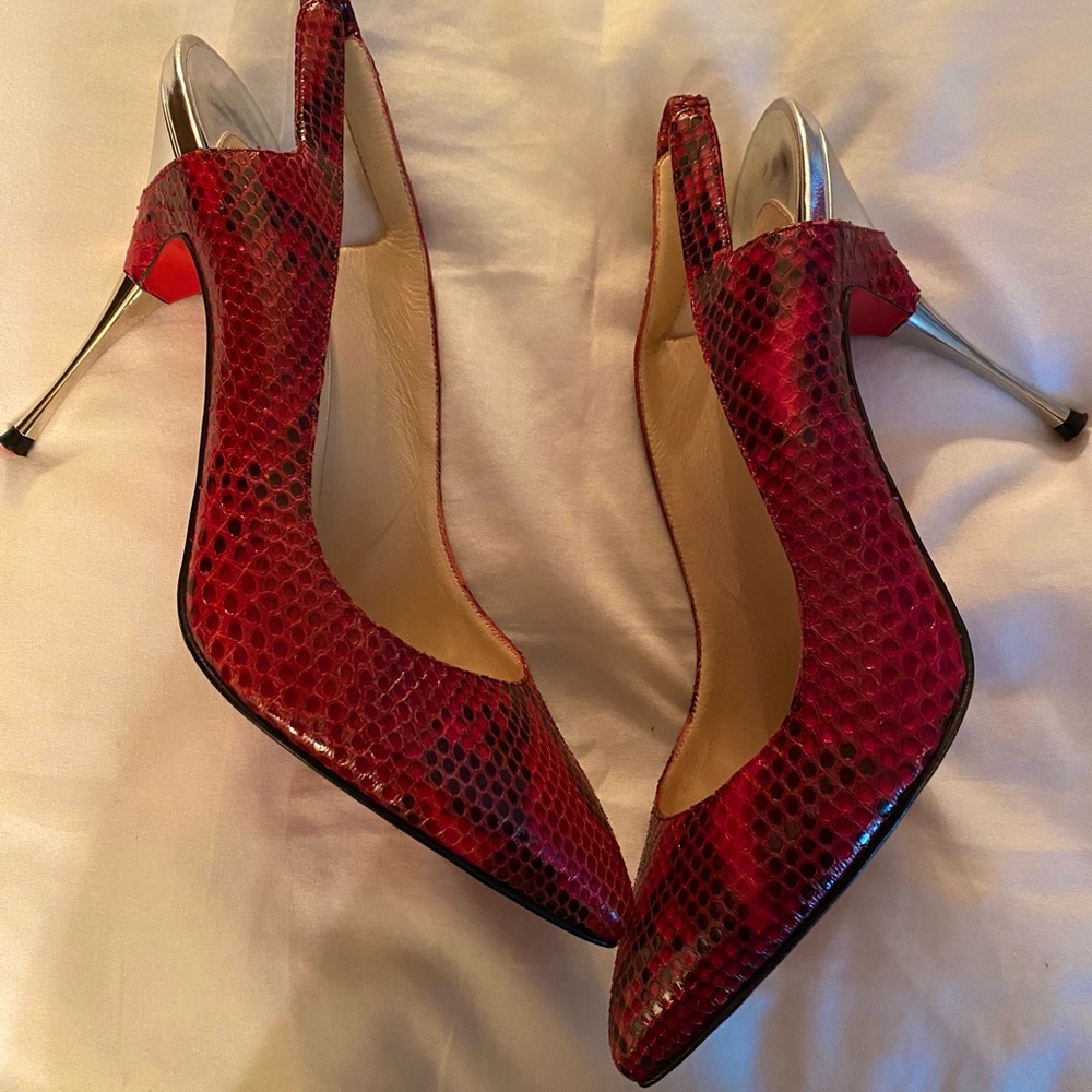 Christian louboutin snake skin “Twist to chat” - Picture 7 of 12